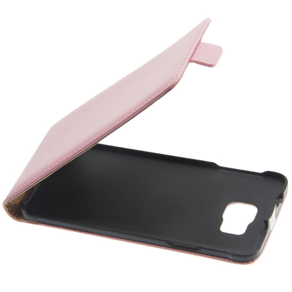 Slim Leder Flip Hülle für G850 Galaxy Alpha pink 4250710555598