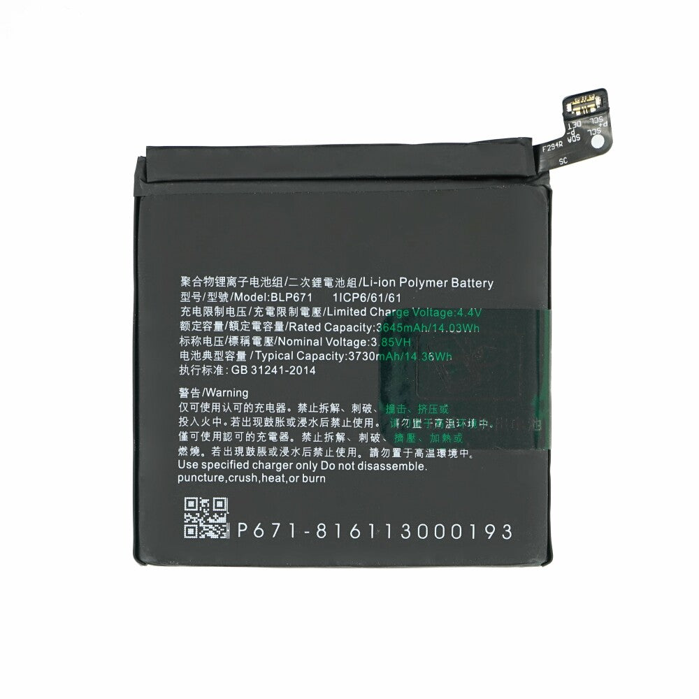 MPS battery BLP671 3730 mAh for Oppo Find X