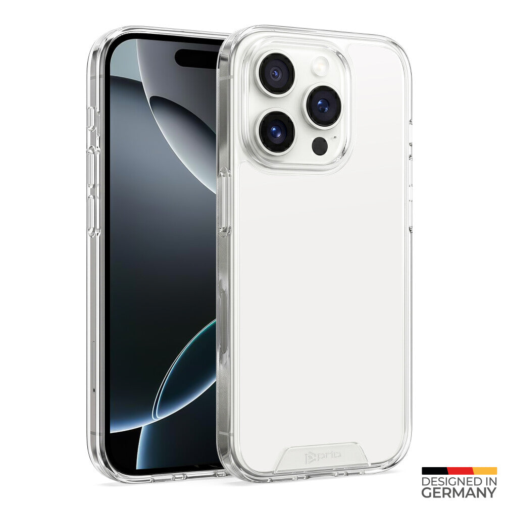 prio Schutzhülle für iPhone 16 Pro (6,3 Zoll) klar