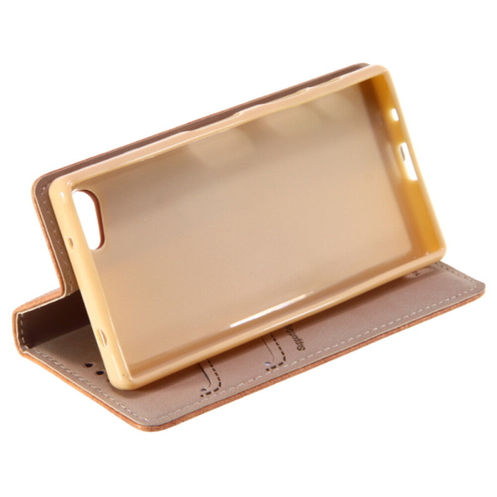 Book Case Royal Sony Xperia Z5 Compact - Gold