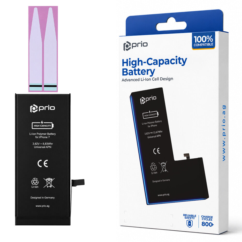 prio Hochleistungsakku für iPhone 7 (2310 mAh) - Universal APN -