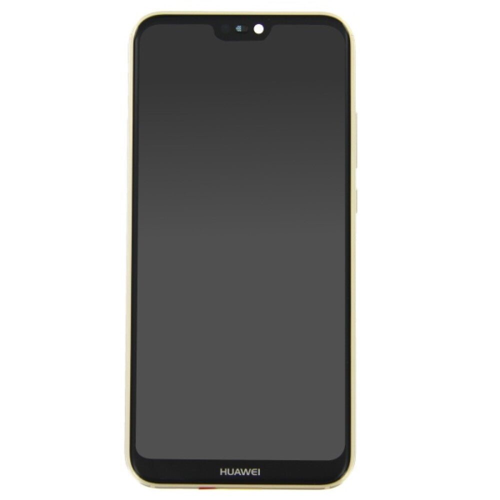 OEM display unit + frame for Huawei P20 Lite gold