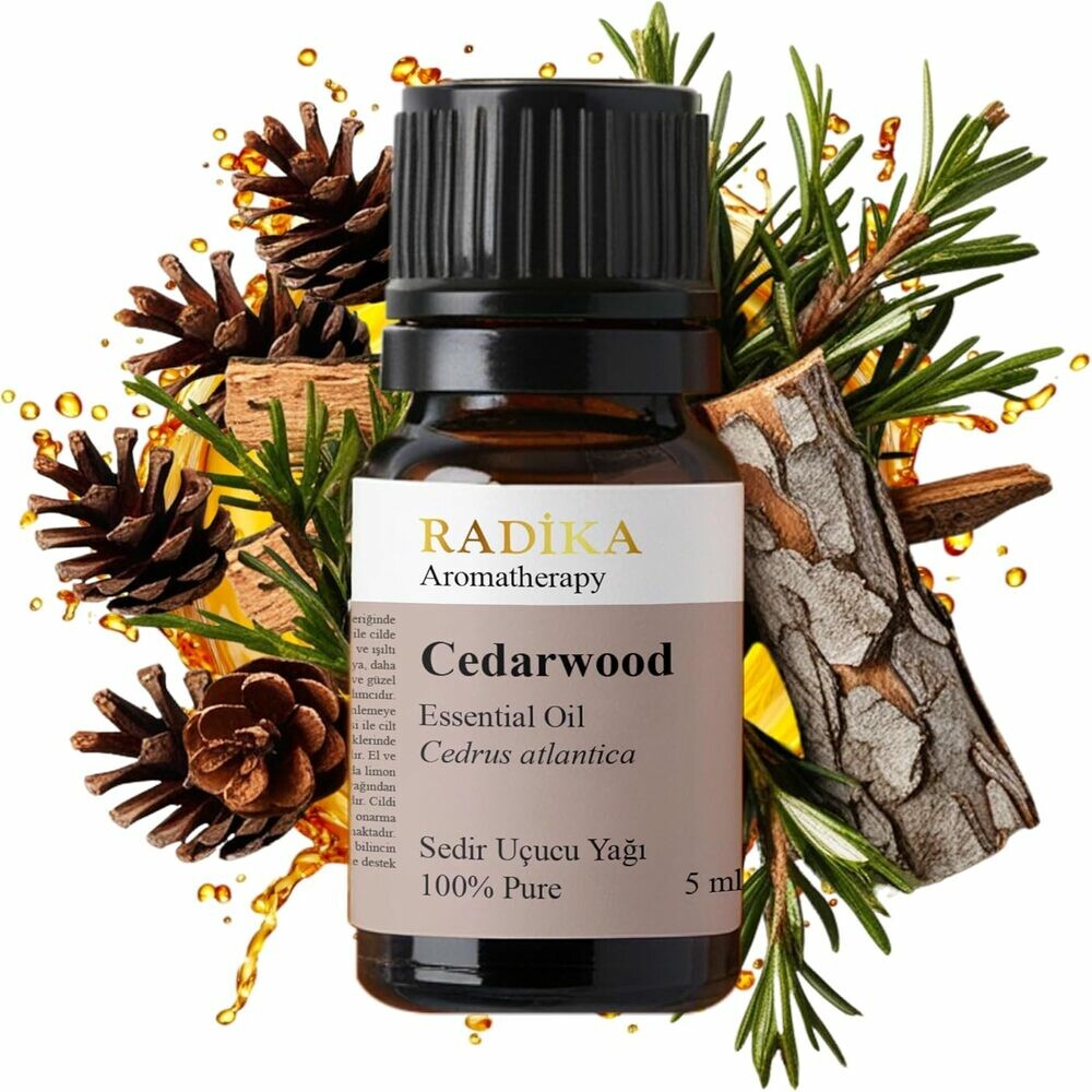 Zedernholzöl, ätherisches Öl, 100% Rein, BIO, natürlich, 10 ml