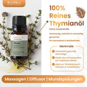 Thymianöl, ätherisches Öl, 100% Rein, BIO, natürlich, 10 ml