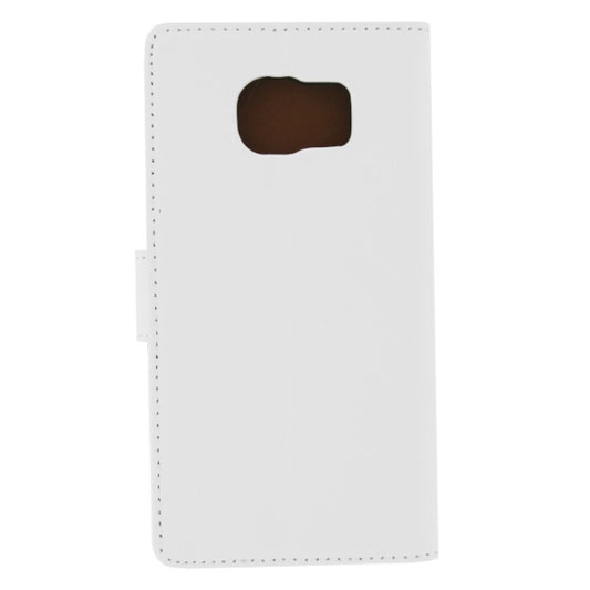 Slim Leather Book Case for Galaxy S7 Edge - white