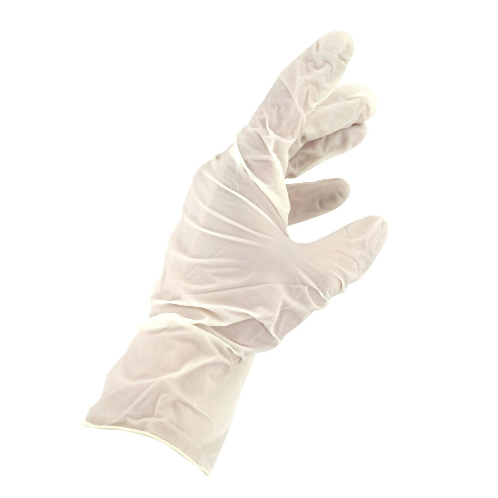 MG Uni-Protec latex gloves, powder-free, 100 pieces, size L, white