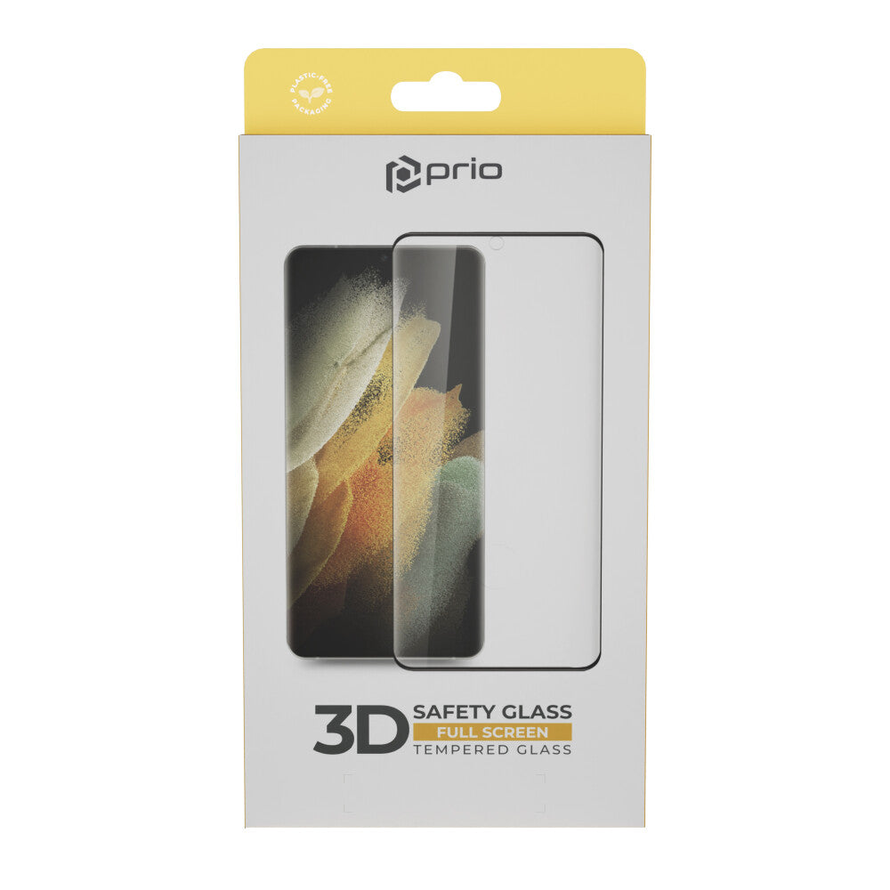 prio 3D screen protector glass for Huawei P40 black