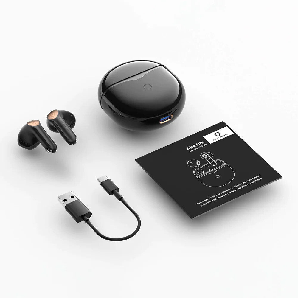 SoundPEATS Air4 Lite wireless earbuds black