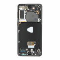 Samsung display unit + frame (without camera) for Galaxy S21+ 5G black GH82-27267A