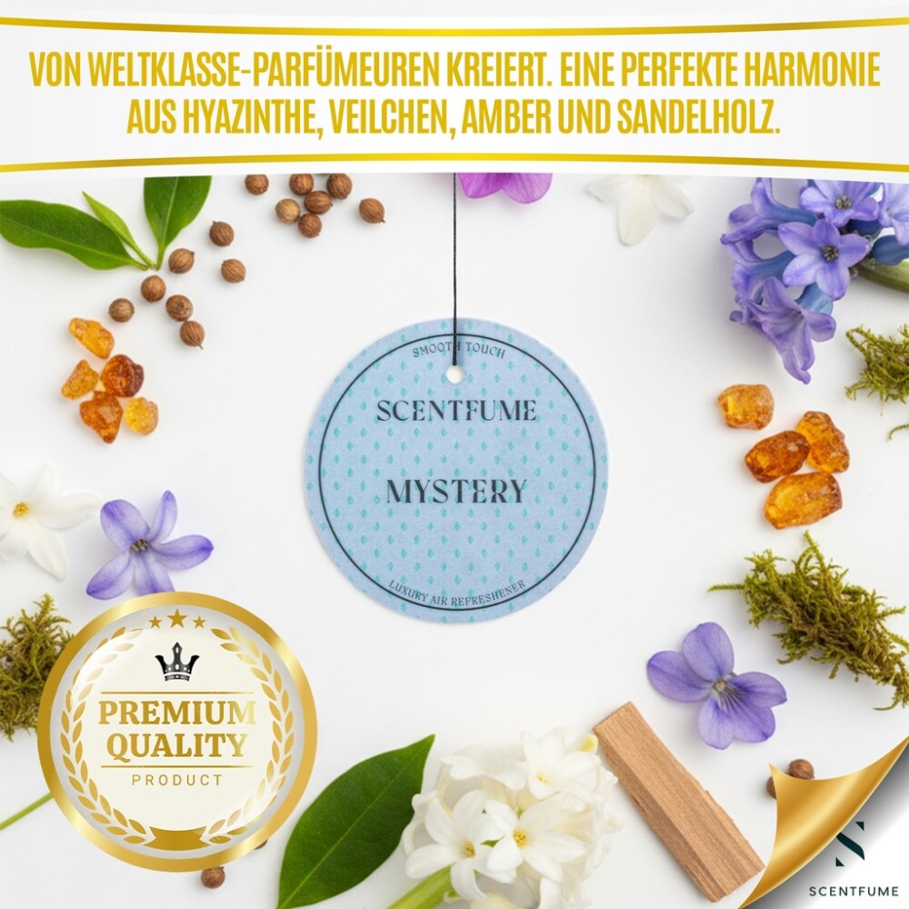 Scentfume Auto Lufterfrischer 2 ml | Premium-Duftspray und Autodiffusor