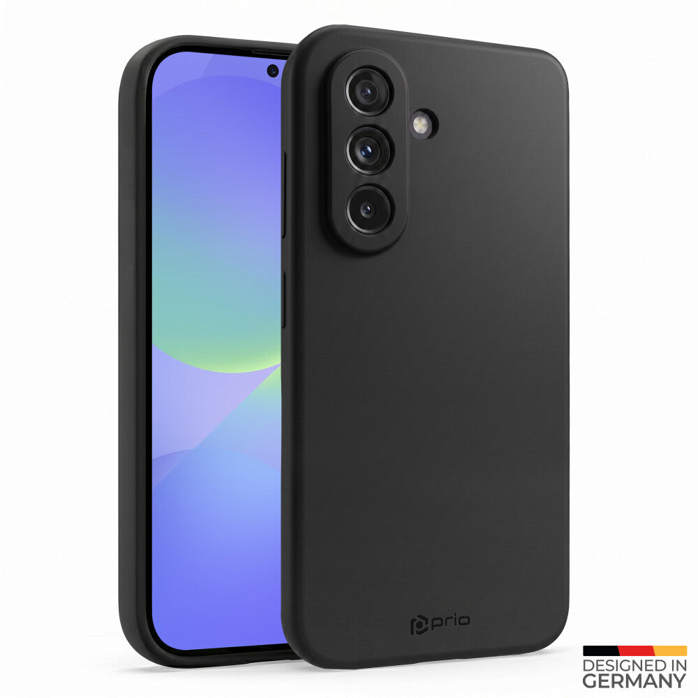 prio Liquid Silicone Case für Samsung A36 schwarz