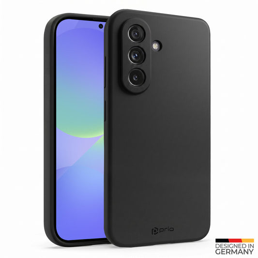 prio Liquid Silicone Case für Samsung A36 schwarz