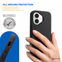 prio Liquid Silicone Case MAG für iPhone 17 (6,3 Zoll) schwarz
