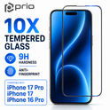 prio 10x Panzerglas für iPhone 17 Pro/17/16 Pro (6,3 Zoll)