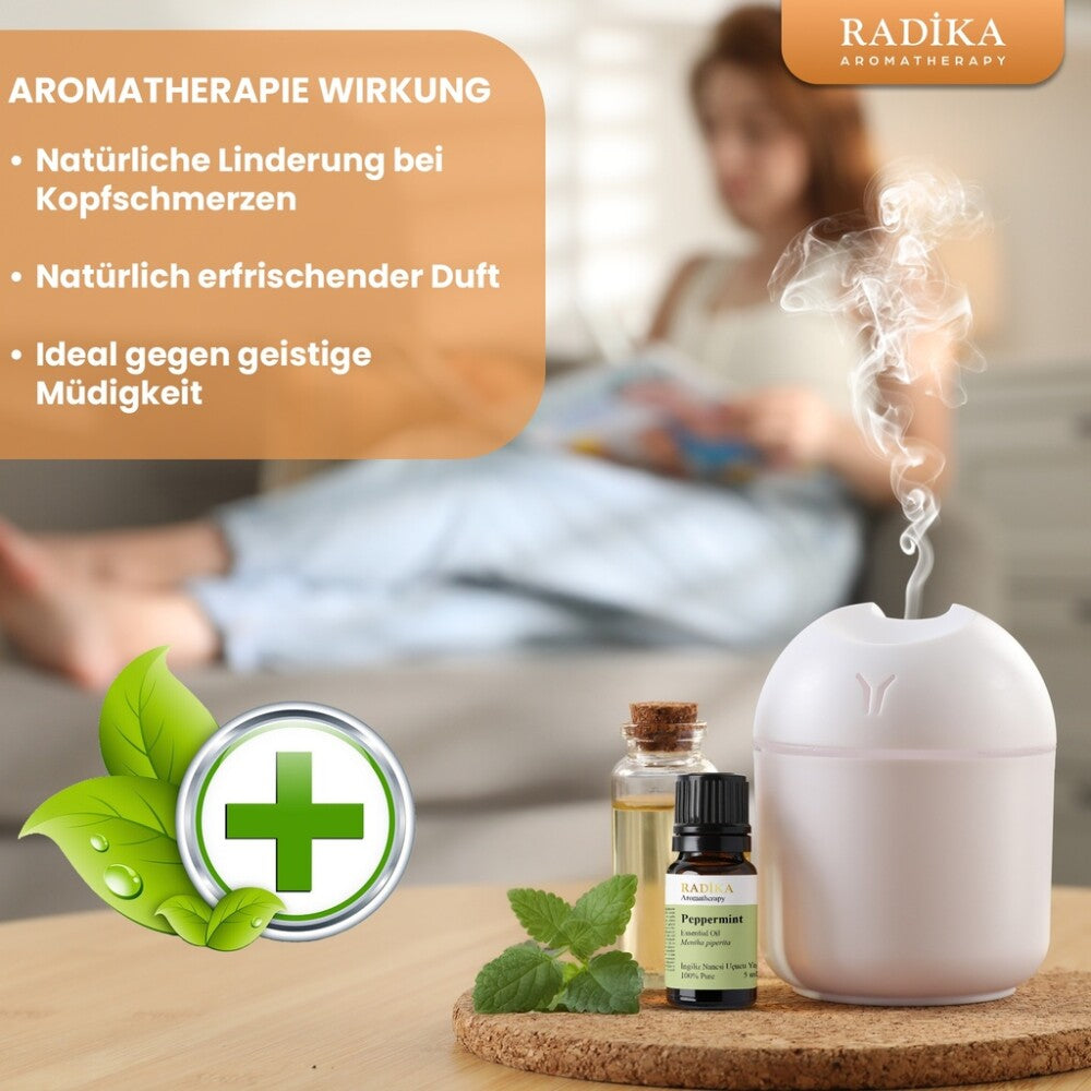 Pfefferminzöl, ätherisches Öl, 100% Rein, BIO, natürlich, 10 ml