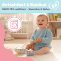 Kokopatik Organic Baumwolle Baby Hausschuhe rutschfest Neugeborene Mondruf