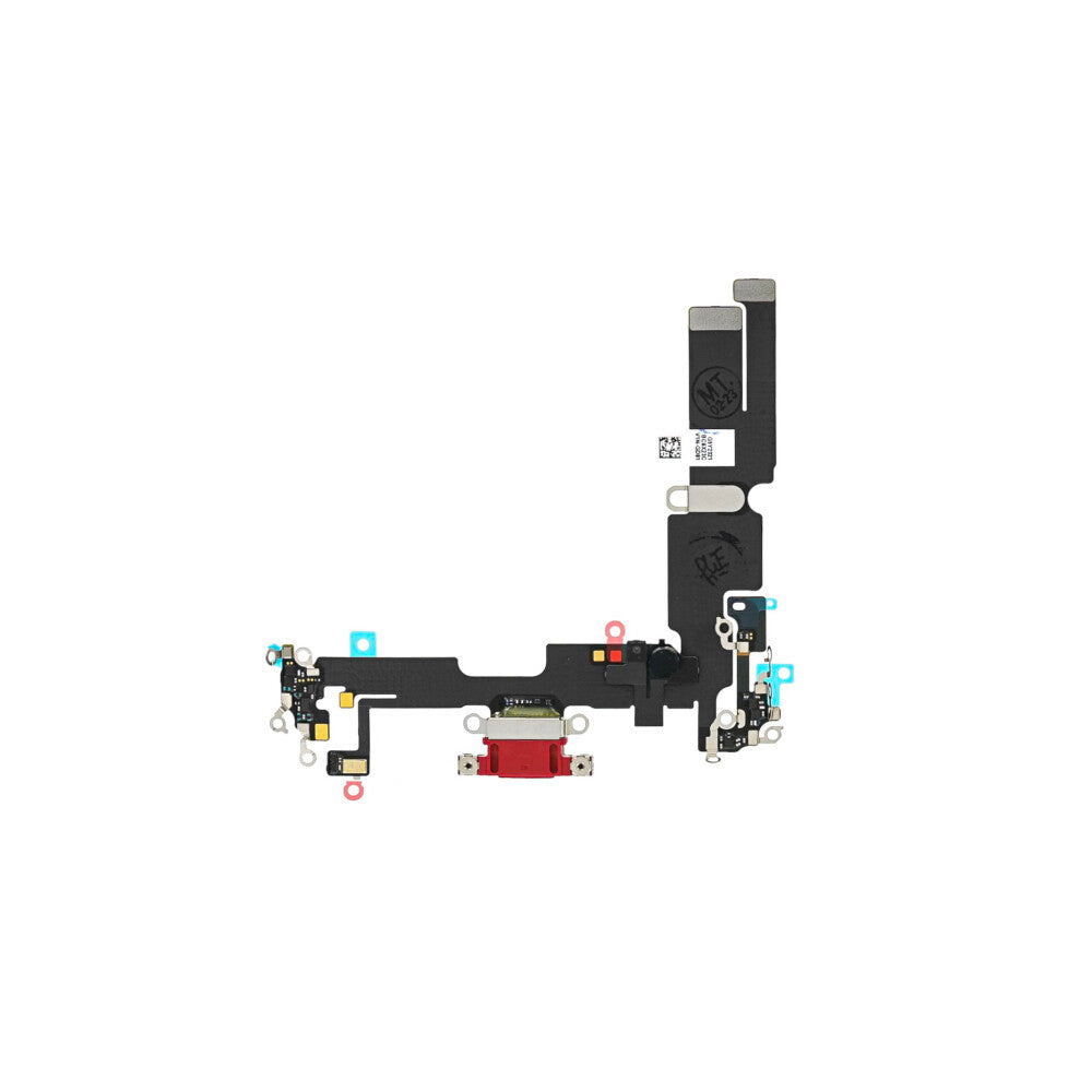 OEM charging port flex for iPhone 14 Plus red