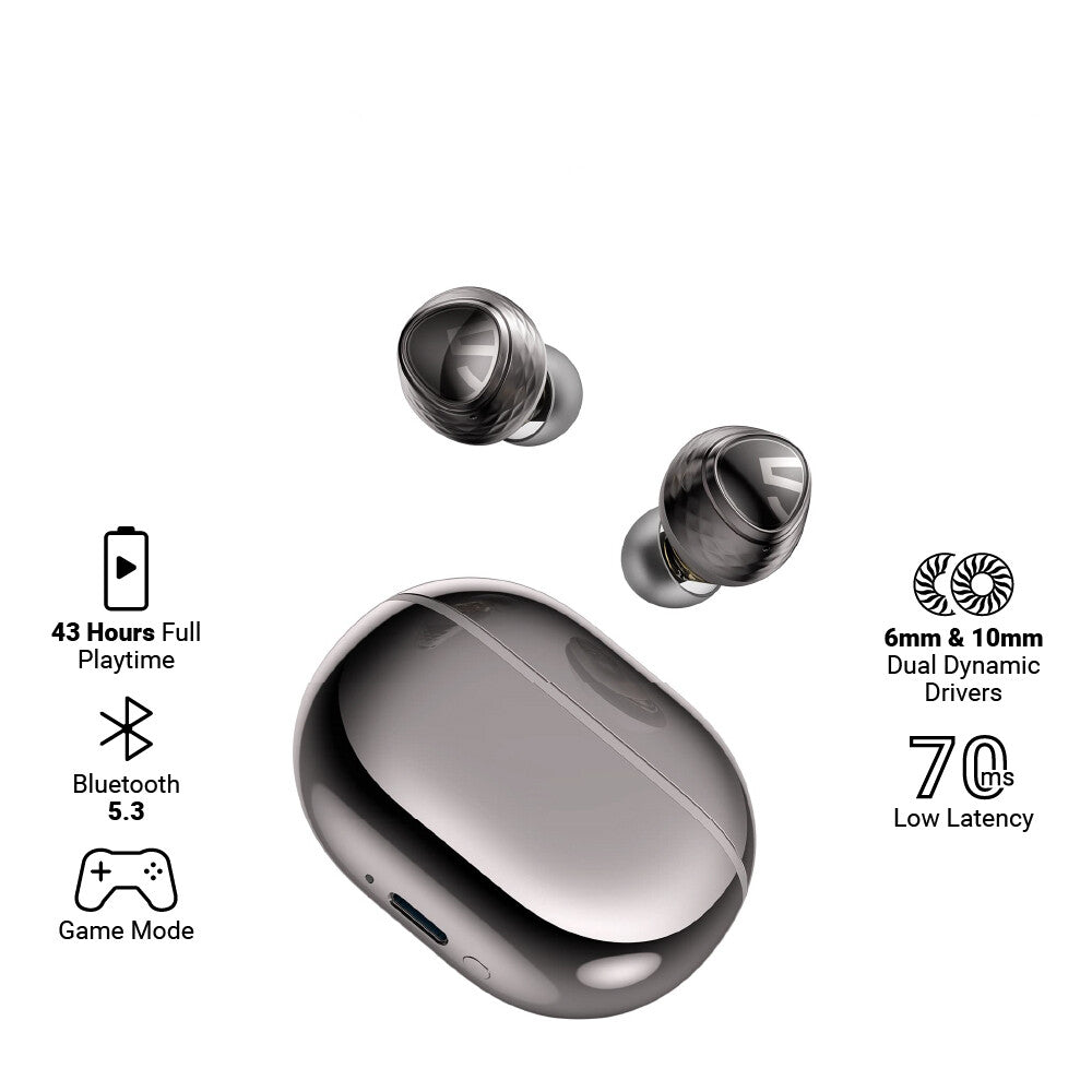 SoundPEATS Engine4 wireless earbuds black