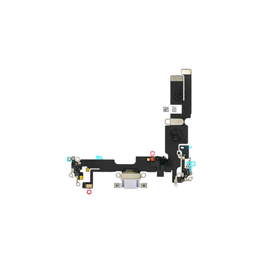 OEM charging port flex for iPhone 14 Plus purple