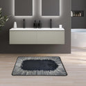 Miqna 2-tlg. rutschfestes Badteppich Set , waschbar (60x100 & 50x60 cm)