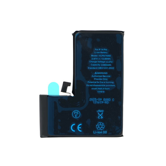 Diagnostizierbarer 3380-mAh-Akku mit hoher Kapazität für das iPhone 14 Pro