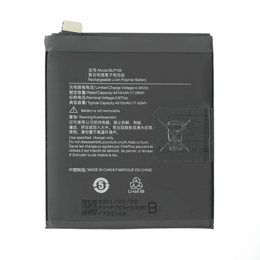 MPS-Akku BLP759 4410 mAh für OnePlus 8 Pro