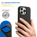 prio Silikonschutzhülle für iPhone 13 Pro schwarz