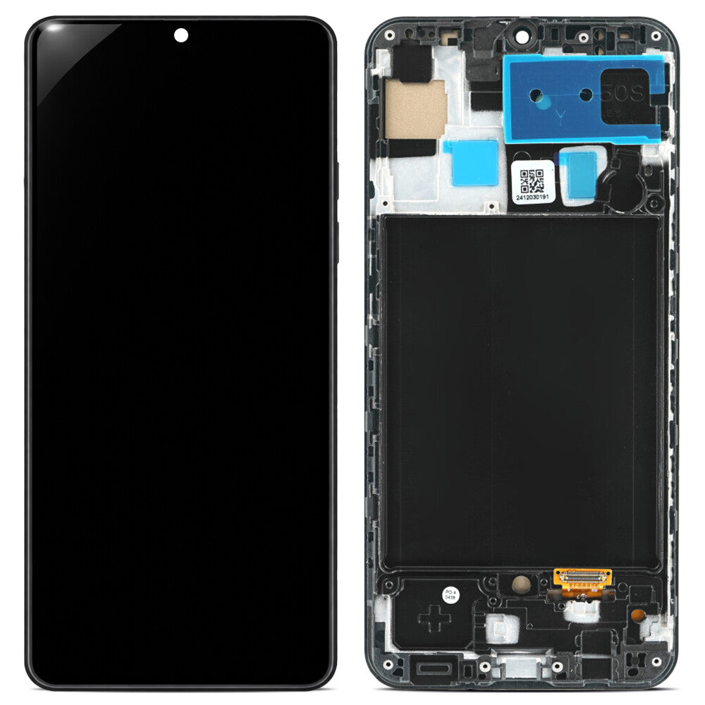 Samsung Display + Rahmen (montiert) A505F Galaxy A50 schwarz GH82-19204A