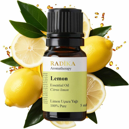 Zitronenöl, ätherisches Öl, 100% Rein, BIO, natürlich, 10 ml