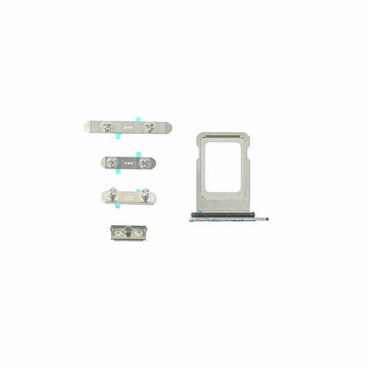 OEM button set for iPhone 12 Pro silver