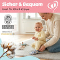 Kokopatik Organic Baumwolle Baby Hausschuhe rutschfest Neugeborene Mondruf