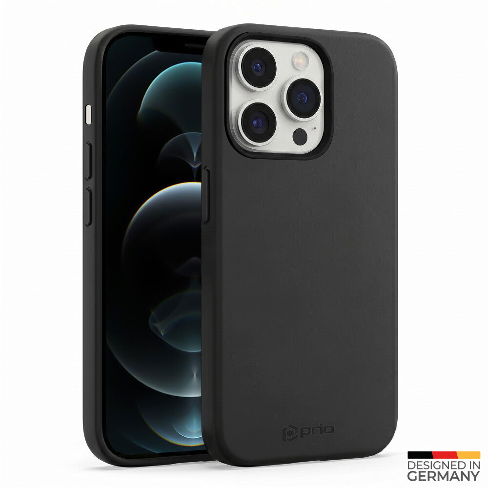 prio Silikonschutzhülle MAG für iPhone 12 Pro Max schwarz