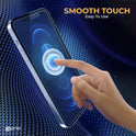 prio 3D Anti-Scratch Tempered Glass für iPhone 16/15 (6,1 Zoll) schwarz