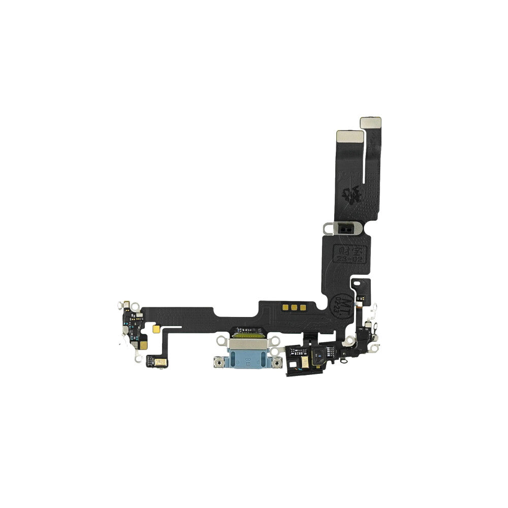 OEM charging port flex for iPhone 14 Plus blue