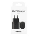 Samsung 25W travel adapter (without cable) black EP-TA800NBE