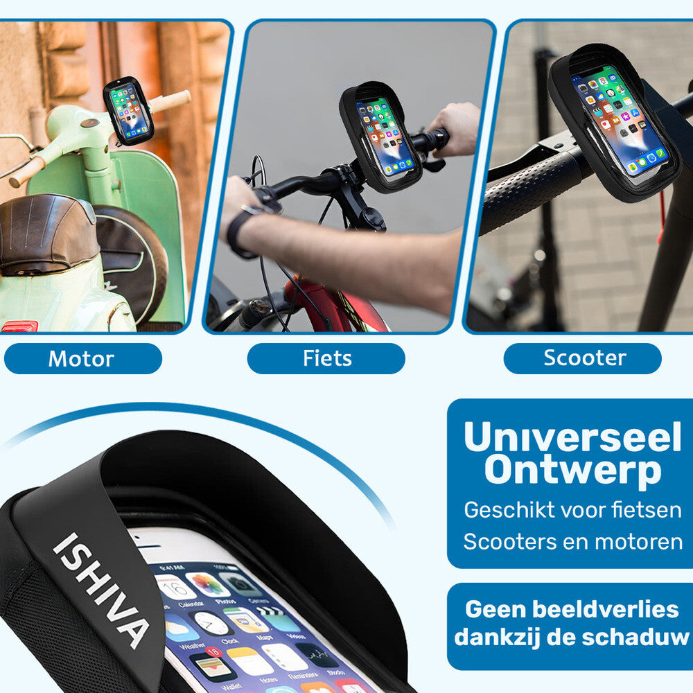 UFUZON Fahrrad-Telefonhalterung, wasserdicht