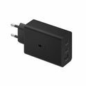 Original Samsung 65W Schnellladegerät für USB-C + USB-A Schwarz EP-T6530NBEGEU