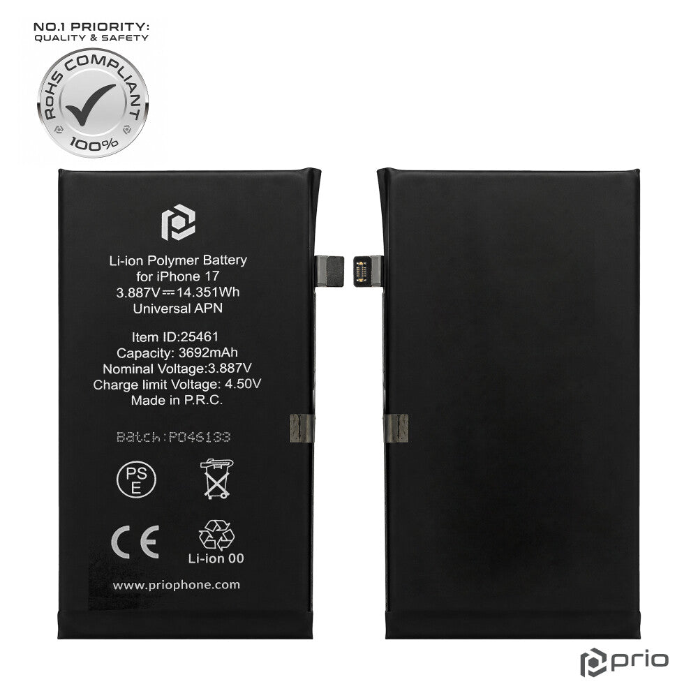 prio Akku für iPhone 17 (Universeller APN)