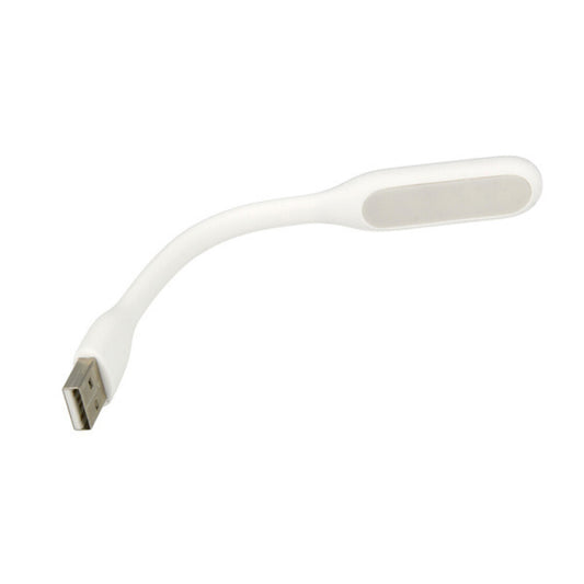 Flexible and practical: USB LED lamp in white for laptop and reading pleasure