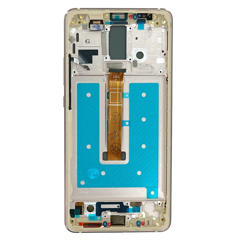 OEM display unit + frame for Huawei Mate 10 Pro mocha brown, without logo