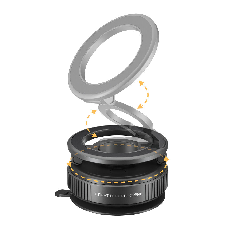 prio Handyhalterung aus Magnet für Windschutzscheibe und Armaturenbrett Hauptbild