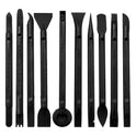 10-in-1 JF-857 Kunststoff-Spudger- Set für iPhone/iPad/Laptops, schwarz