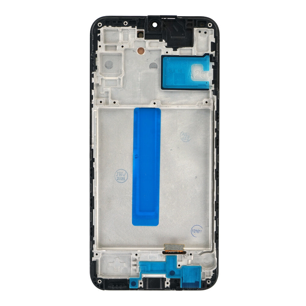 Display (Hard OLED) + Rahmen für Samsung A256 Galaxy A25 5G schwarz