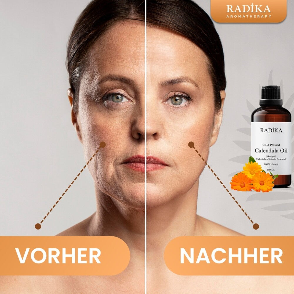 Calendula-Öl, Kaltgepresst, 100% Rein, BIO, natürlich, 30 ml