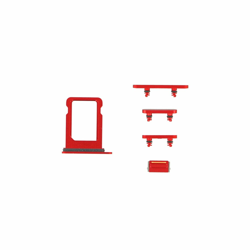 OEM Button Set for iPhone 12 Mini red