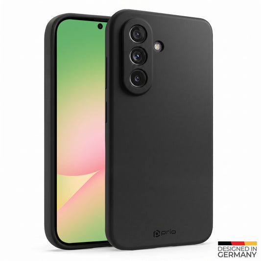 prio Liquid Silicone Case für Samsung A56 schwarz