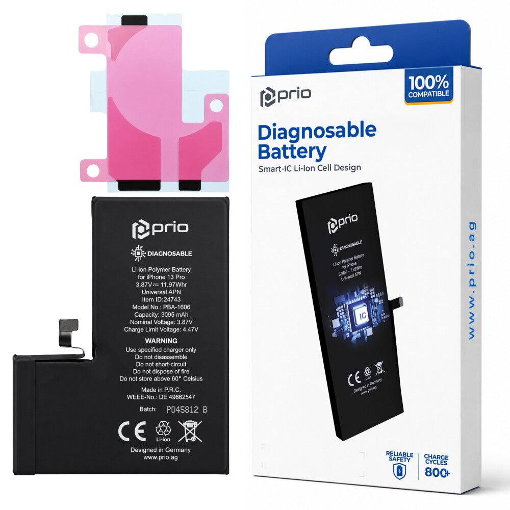prio Diagnosefähiger Akku für iPhone 13 Pro