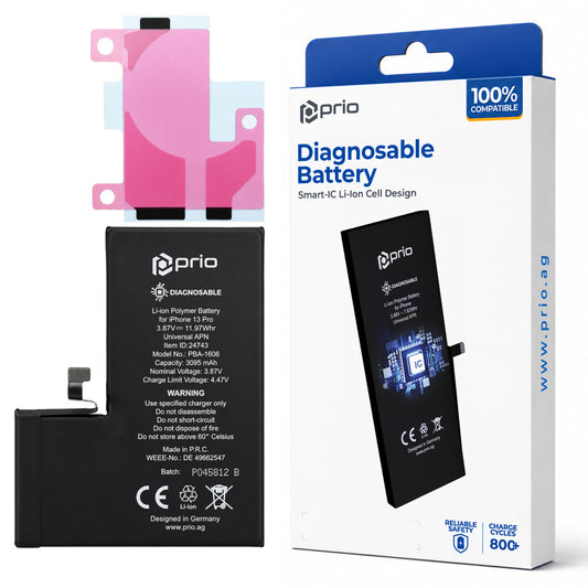 prio Diagnosefähiger Akku für iPhone 13 Pro