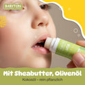 Babyton Lippenbalsam für Babys und Kinder, natürlich geschmacksneutral, 5 g