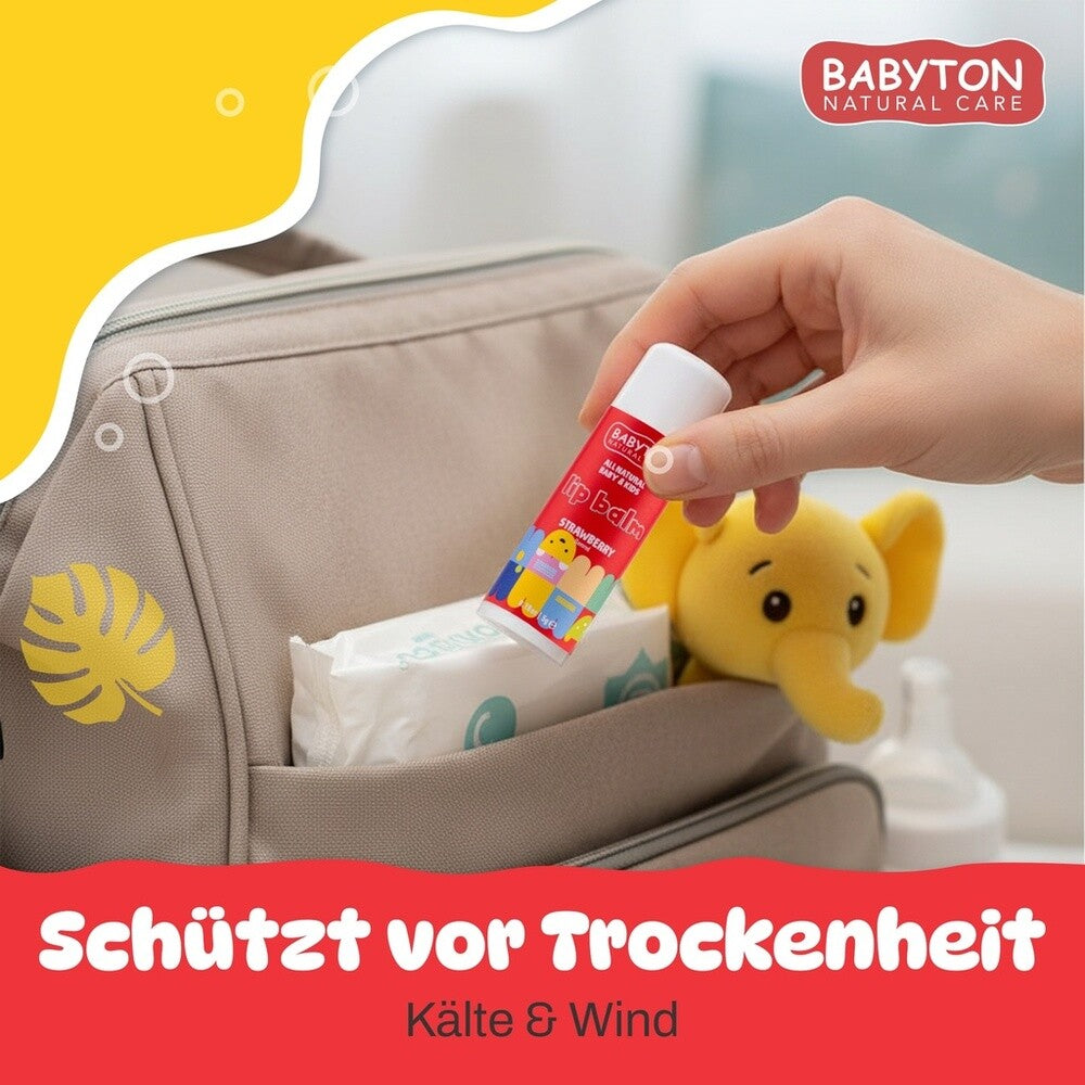 Babyton Lippenbalsam für Babys und Kinder, Erdbeergeschmack, 5 g Hauptbild